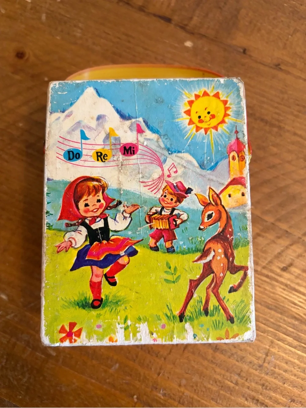 Vintage 1969 Fisher Price Pocket Radio Music Box 🎶 Do Re Mi Toy as is. Works